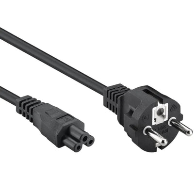C5 Stroomkabel Laptop 1,8m Zwart 230V – Gebruikt