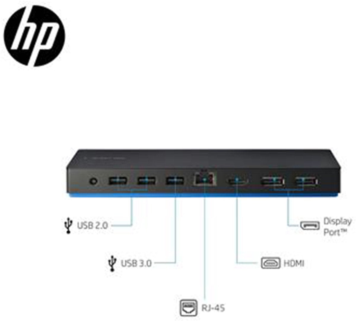 HP USB-C Dock G4 Dockingstation - Gebruikt