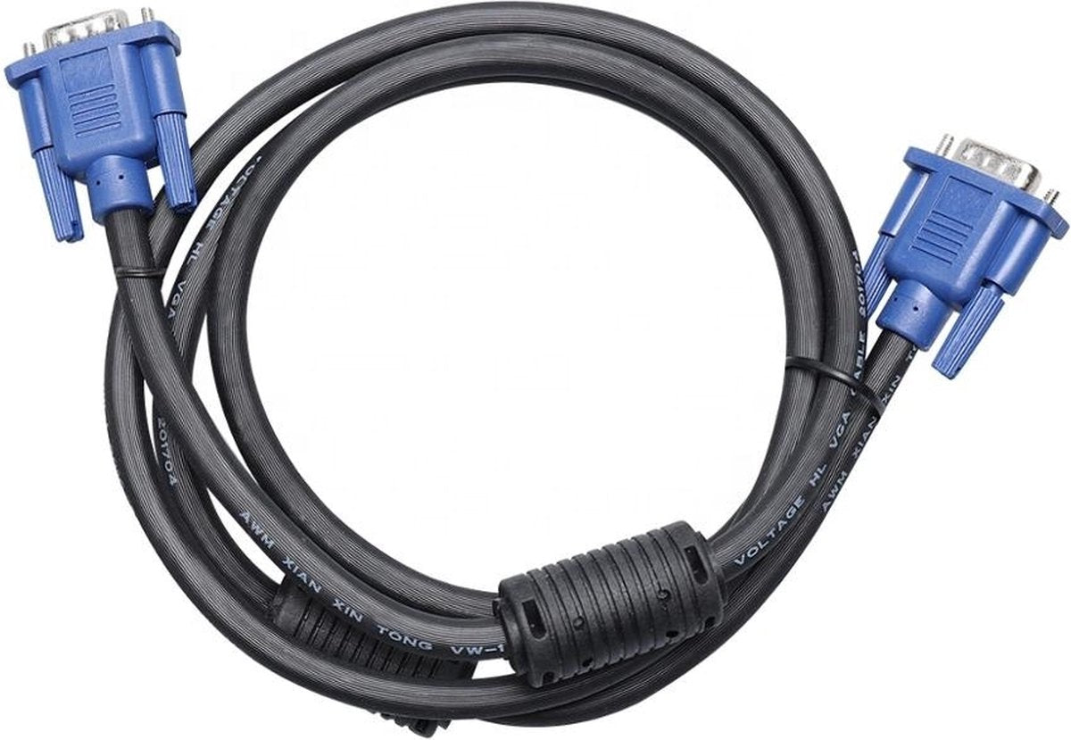 VGA Kabel 15-pins HD15 Full HD 1920x1080 – Gebruikt