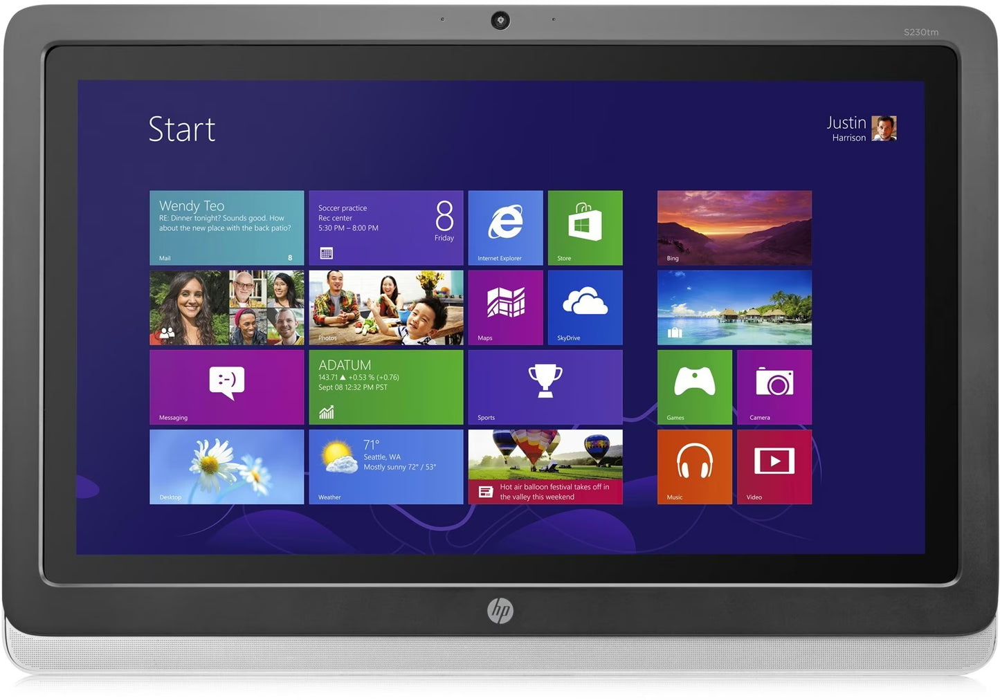 HP S230tm - 23 inch - A-Grade