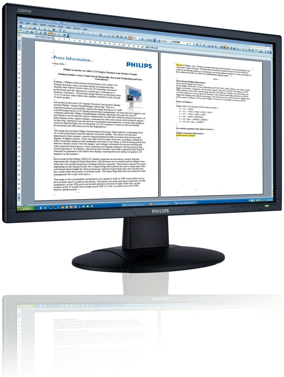 Philips 220VW8FB/00 - 22 inch - A-Grade
