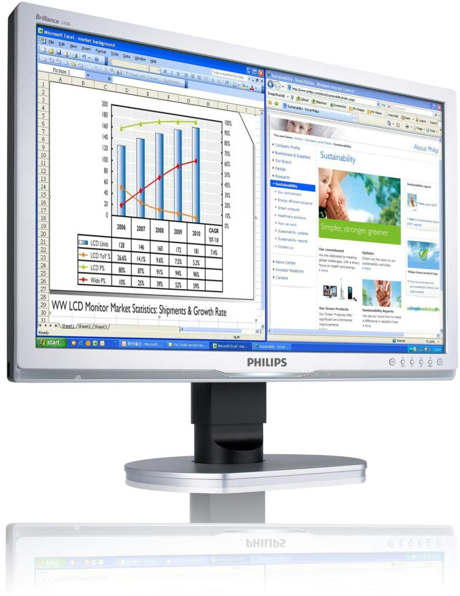 Philips 240B1CS 24 Inch - B-Grade