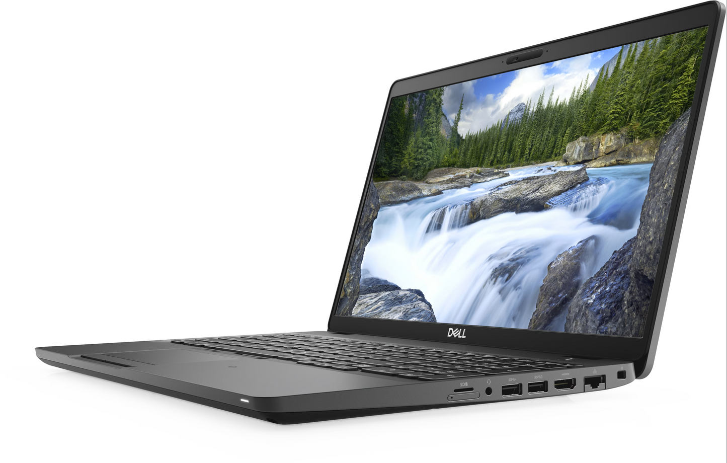 QWERTY Dell Latitude 5500 i5 8e gen – 8GB RAM, 256GB SSD – B-Grade