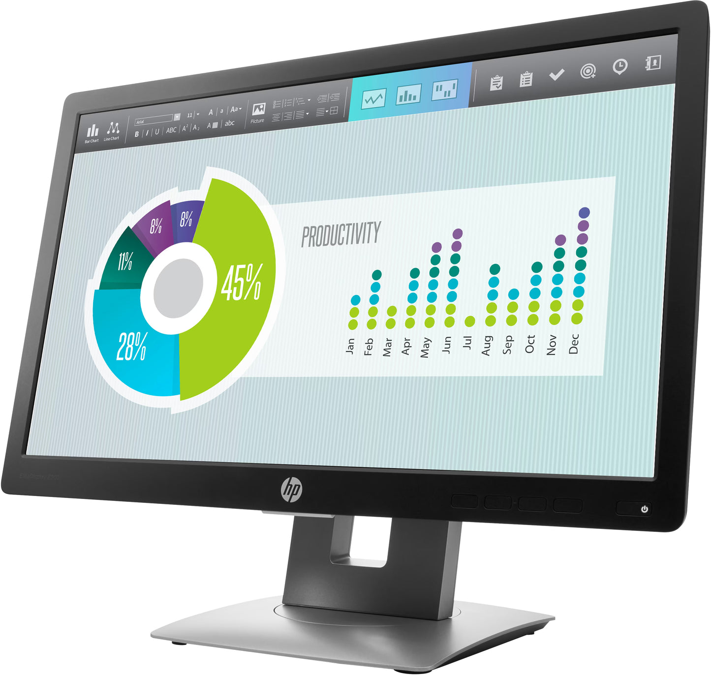 HP EliteDisplay E202 - 20 inch - A-Grade