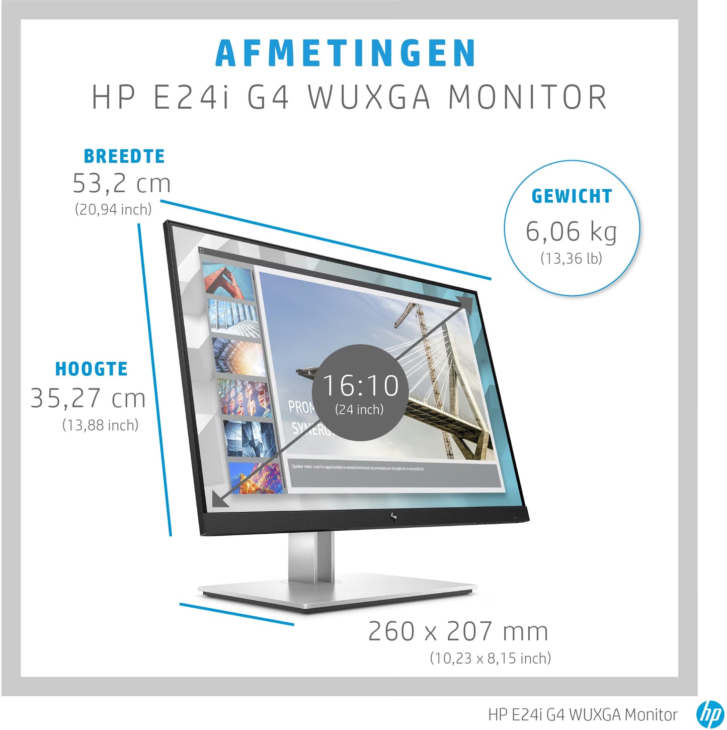 HP E24i G4 - 24 inch - A-Grade