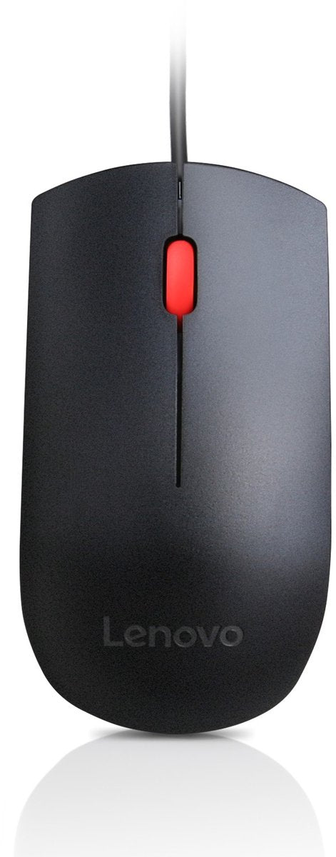 Lenovo 4Y50R20863 USB Mouse 1600 DPI Zwart – Nieuw