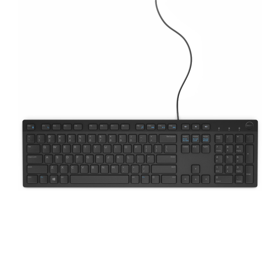 Dell KB216 Bedraad Toetsenbord – USB – QWERTY – Zwart - Gebruikt