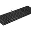 HP 125 USB Toetsenbord – Bedraad – QWERTY – Zwart - Gebruikt