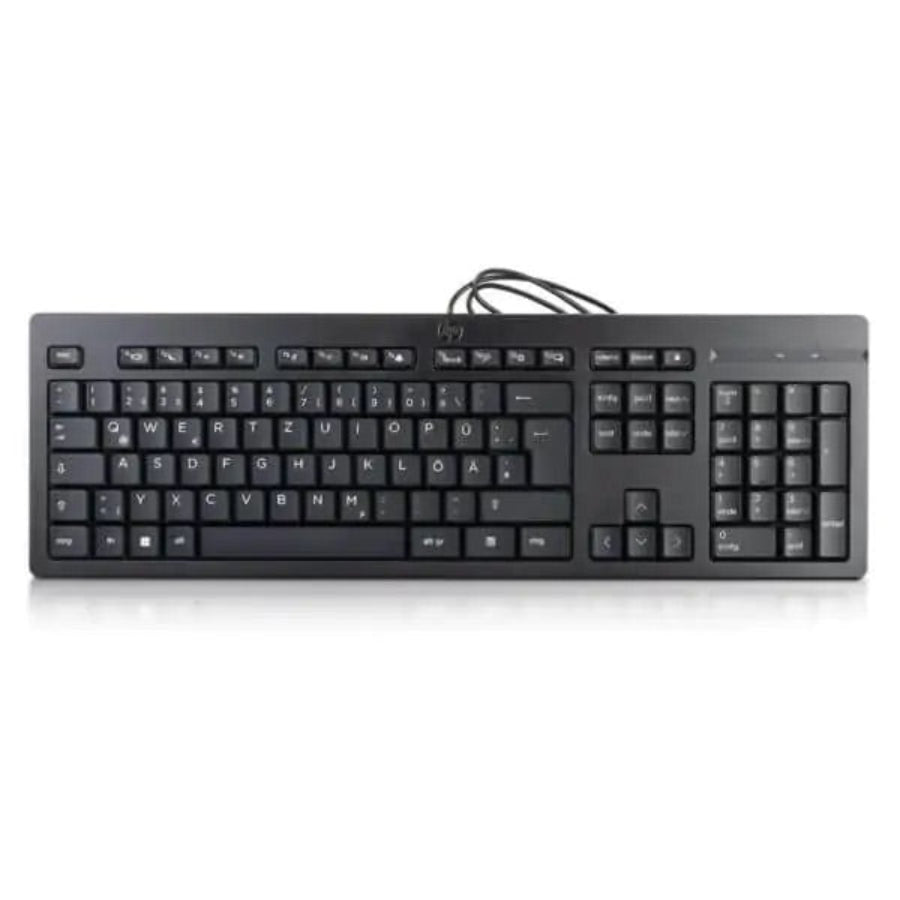 HP 125 USB Toetsenbord – Bedraad – QWERTY – Zwart - Gebruikt