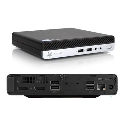 HP ProDesk 400 G5 Mini i3 9e gen – 8GB RAM, 256GB SSD – A-grade