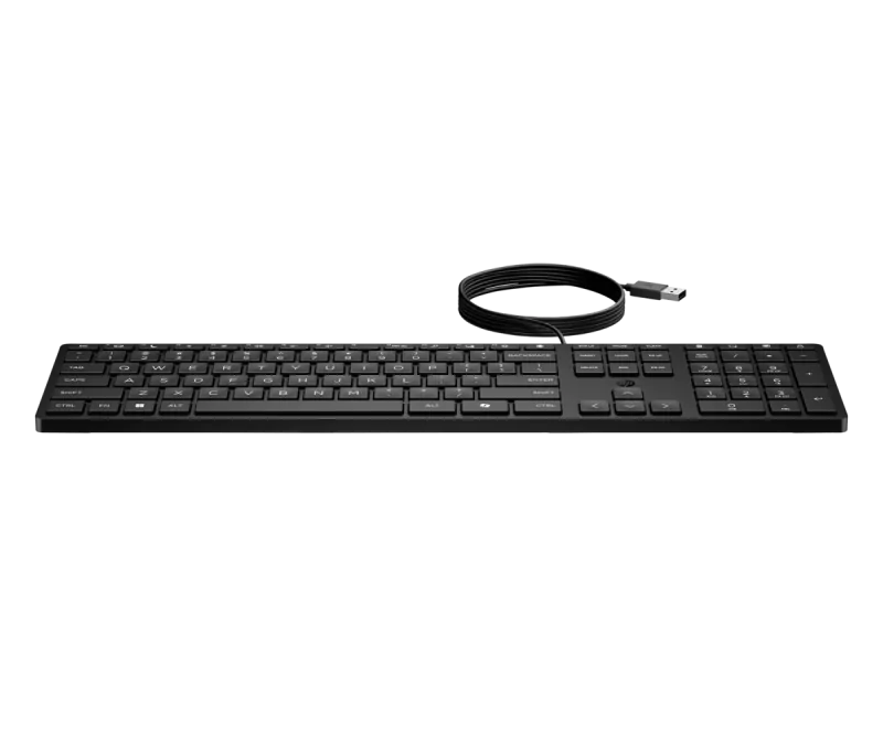 HP Wired Desktop 320K HSA-P010K Toetsenbord QWERTY – Gebruikt