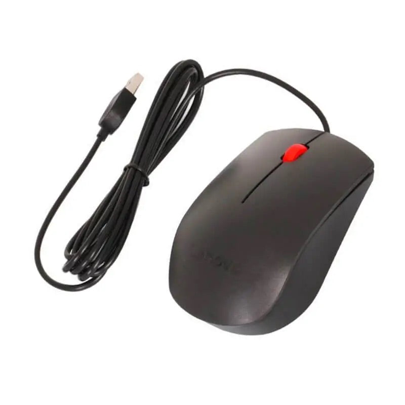 Lenovo 4Y50R20863 USB Mouse 1600 DPI Zwart – Nieuw